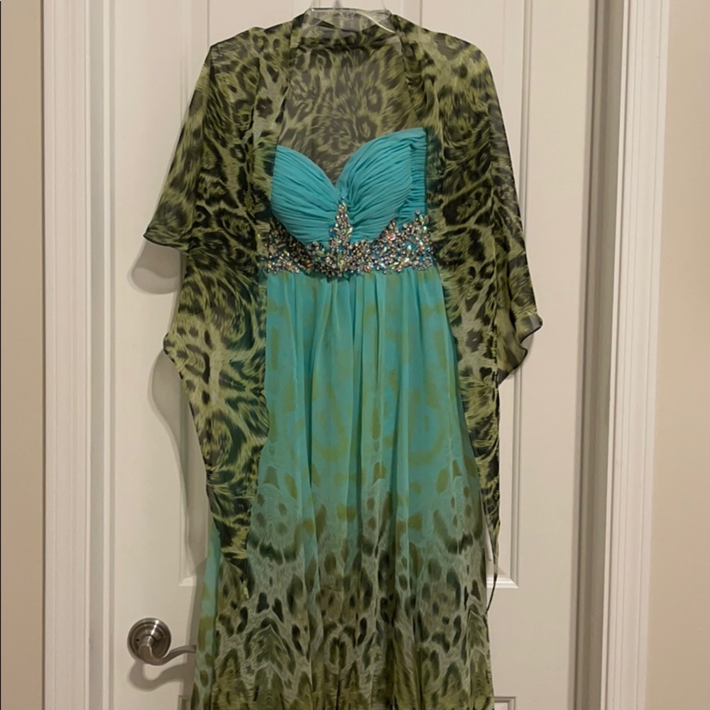 Tony Bowls Elegant Evening Dress
